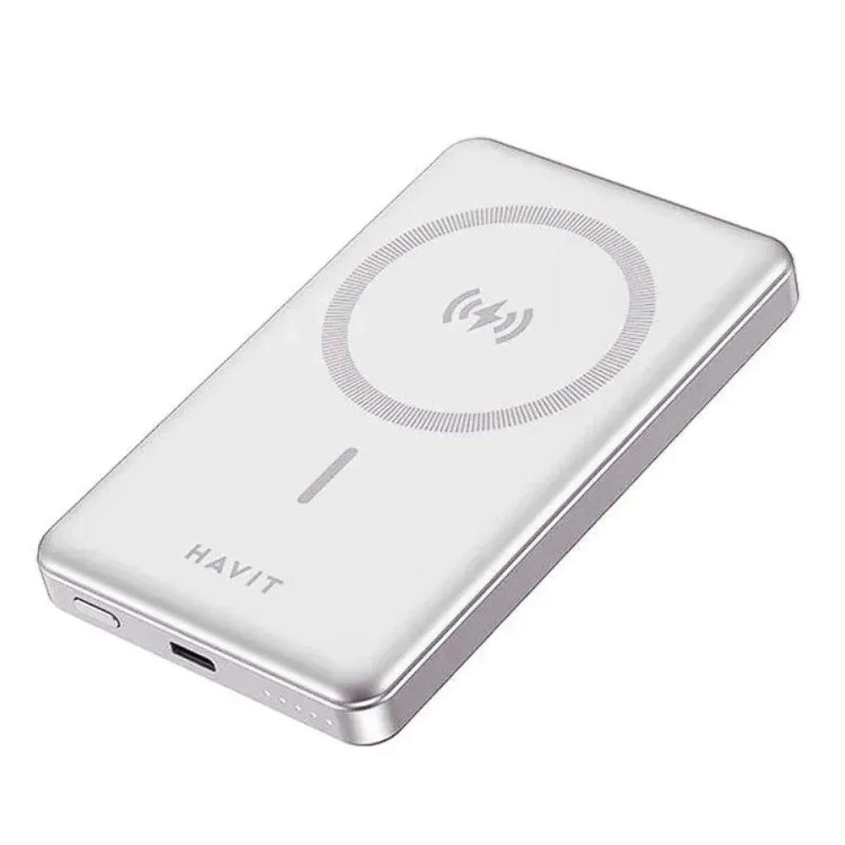 HAVIT PB5203 Magnetic Power Bank – Silver HAVIT PB5203 Magnetic Power Bank – Silver